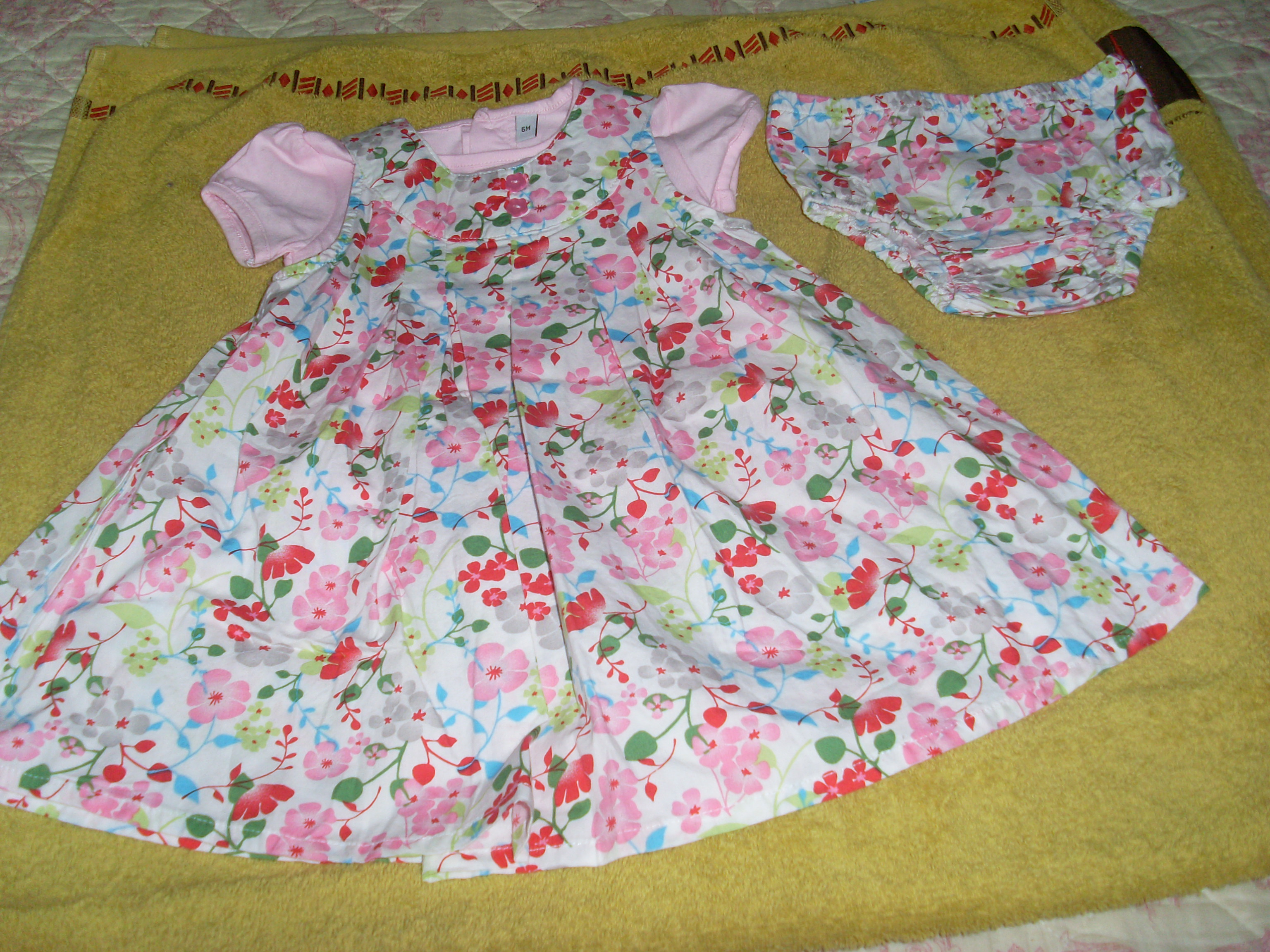 ensemble fille 6MOIS ROBE FLEURIE
